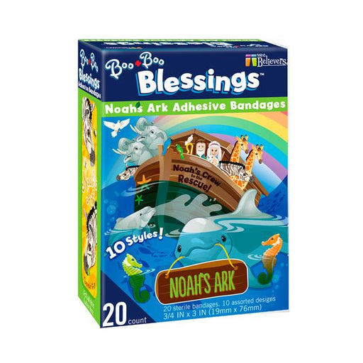 Noah’s Ark Boo-Boo Blessings Adhesive Bandages - The Wee Believers Toy Company