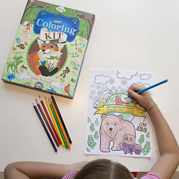 Woodland Coloring Kit - The Wee Believers Toy Company